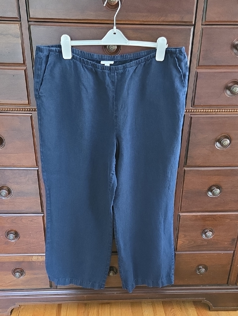 J.Jill Love Linen Navy Pants Size XL
